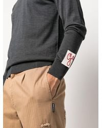 Golden Goose - Golden M's Regular Knit Crew Neck Light Wool Merino - Lyst