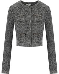 Elisabetta Franchi - Salepepe Bouclé Cardigan - Lyst
