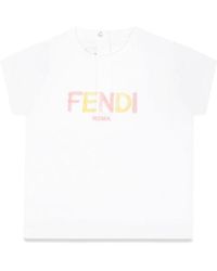 Fendi - Dyed Jersey T Shirt - Lyst