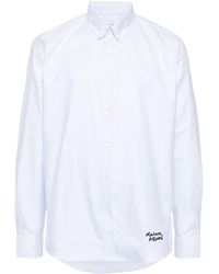 Maison Kitsuné - Handwritting Casual Bd Shirt Clothing - Lyst