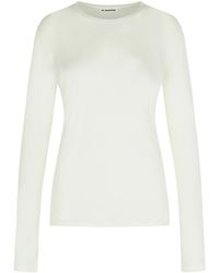 Jil Sander - '3 Pack' Wit Katoenen T -shirt - Lyst