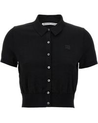 Alexander Wang - T Door Alexander Wang Logo Patch Polo Shirt - Lyst