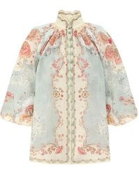Zimmermann - Daylight Printed Blouse - Lyst