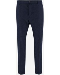Jacob Cohen - Stretch Wool Pants - Lyst