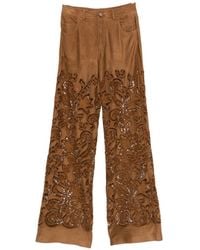 ERMANNO FIRENZE - Trousers - Lyst
