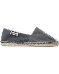 Espadrilles - Flache Schuhe Grau - Lyst