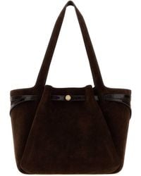 Tory Burch - Suede Large Romy Shopping Bag - Lyst