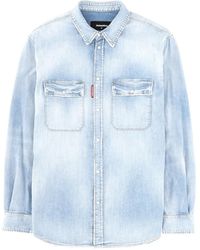 DSquared² - Regular Solid Shirt - Lyst