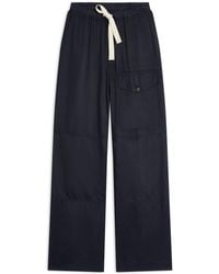 Dries Van Noten - Pannoch 1427 M.W.Pants Nav - Lyst