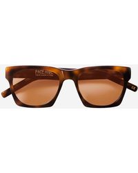 FACE HIDE - Logo Sunglasses - Lyst
