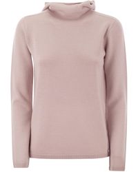 Max Mara - Paprica Turtleneck Trui Met Kap - Lyst