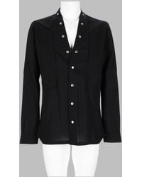 Rick Owens - 100% Wool Shirt - Lyst