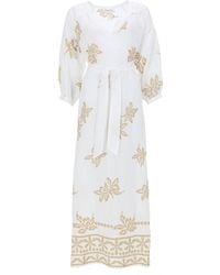 120% Lino - Linen Mini Dress For - Lyst