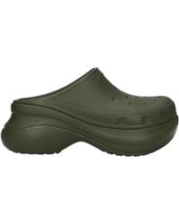 Balenciaga - Crocs Clogs And Slides Rubber/Khaki - Lyst