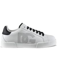 Dolce & Gabbana - Sports Shoes With Logo - Lyst