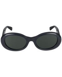 Gucci - Ovale sonnenbrille schwarz grau - Lyst
