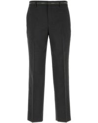 Gucci - Charcoal Wool Pant - Lyst