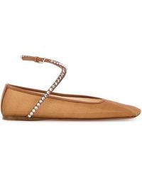 AMINA MUADDI - Mesh Ane Ballerinas - Lyst