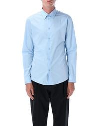 Burberry - Slim Fit Cotton Shirt - Lyst
