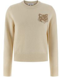 Maison Kitsuné - 'fox Head'-trui - Lyst