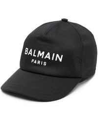 Balmain - Hat With Logo - Lyst