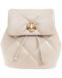 Tory Burch - Mochila pequeña de cuero Kira Diamond de - Lyst