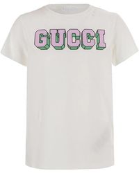 Gucci - T-Shirt With Logo - Lyst