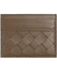Bottega Veneta - Woven Leather Card Case - Lyst