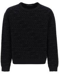 Dolce & Gabbana - Flocked Logo Sweatshirt - Lyst