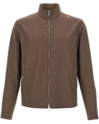 ZEGNA - Leinenoase Blouson - Lyst