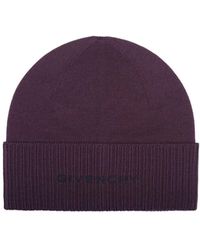 Givenchy - Wool Logo Hut - Lyst