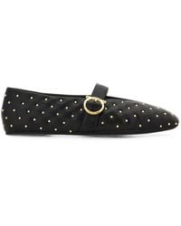 Ferragamo - Leather Quilted Ballet Flats - Lyst
