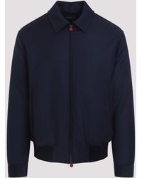 Kiton - Premium Wool Bomber Jacket - Lyst