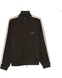 Emporio Armani - Logo Cotton Zipped Sweatshirt - Lyst