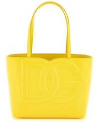 Dolce & Gabbana - Kleiner Shopper Dg Logo Bag Aus Kalbsleder - Lyst