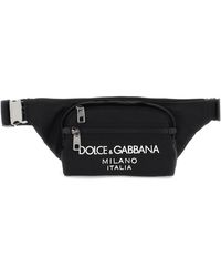 Dolce & Gabbana - Nylon Beltpack -Tasche mit Logo - Lyst