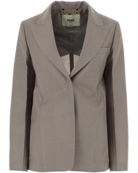 Fendi - Wool Blazer - Lyst