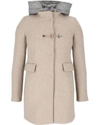 Fay - Toggle Coat Db Front Nylon - Lyst