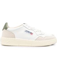 Autry - Leather Sneakers With Medalist Inserts - Lyst