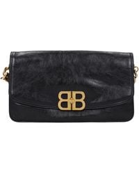 Balenciaga - Flap Shoulder Bag Leather - Lyst