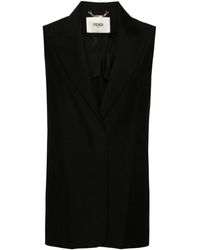 Fendi - Wool Single-Breasted Vest - Lyst