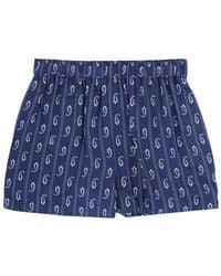Tory Burch - Camp Shorts Viscose - Lyst