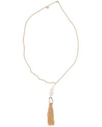 forte_forte - Collana Scultura Con Frange E Perla - Lyst