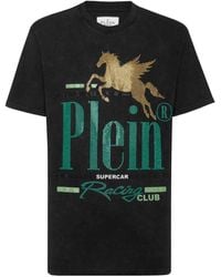 Philipp Plein - T Shirts En Polos Zwart - Lyst