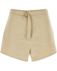 Prada - Cotton Blend Shorts - Lyst