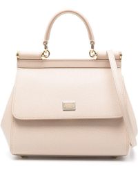 Dolce & Gabbana - Sicily Medium Leather Handbag - Lyst