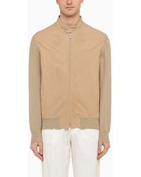 Brunello Cucinelli - Jacket With Knitted Sleeves - Lyst