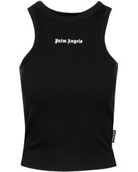 Palm Angels - Camisetas Y Polos Negro+Blanco - Lyst