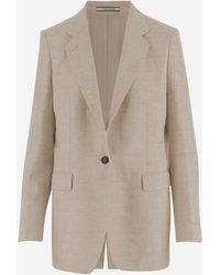 Tagliatore - Jacket Jadrianne Linen-Wool - Lyst