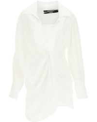 Jacquemus - La Robe Bahia Mini Kleid - Lyst